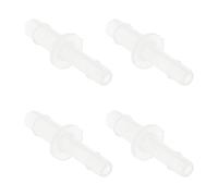 Briny River 4pcs White Solvent Resistant Tube Connector 2mm to 4mm for Wide Format Printer Ink System 4x2 6x4