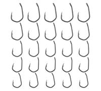 Briny River 50 Pcs Carp Fishing Claw Hooks with Micro Spikes Size #4 6 8 10 & 12 Alloy Carbon Steel with PTFE Coating