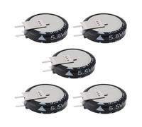 Briny River 5Pcs 1.5F 5.5V Type-V Super Capacitor 19x5mm Suitable for Small Electrical Appliances