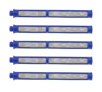 Briny River 5Pcs Airless Spray Gun Filter 287033 Compatible with Contractor II and FTx II Latex 100 Mesh Paint Sprayers Stainless Steel Mesh Airless Spray Gun Filters, Blue
