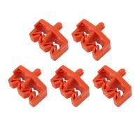 Briny River 5Pcs Car Brake Cable Clamp Wiring Harness Fixing Clip for Brake Lines Oil Pipes Water Pipes 6.6x5x34mm