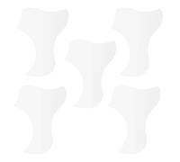 Briny River 5Pcs Guitar Pickguard Anti-Scratch Guard Plate Transparent Self-adhesive for 40 41 Inch Guitar
