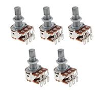 Briny River 5Pcs MN250K M7 Mini Metric Blend Balance Pickups with Middle Lock for Electric Guitar Bass
