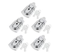 Briny River 5Pcs Slide The Box Clip with Keys 76x45x10mm for Toolbox Suitcase Storage Boxes