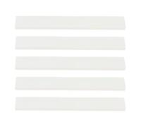 Briny River 5pcs Unbleached Bone Blank Saddle 86 * 11 * 3.7mm for Folk Guitars and Electric Guitars