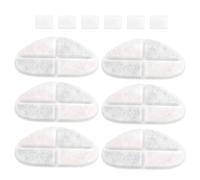 Briny River 6 PCs Pet Water Fountain Filters Replacement Sponges Compatible with Feelneedy 7L/1.8Gal for Cats Dogs (8.7x16.5cm)