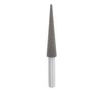 Briny River 6mm Shank Tapered Diamond Grinding Head for Cutting Burrs Rotary Tools, 40x8x25mm