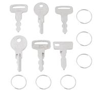 Briny River 6Pcs Golf Cart Keys Set Compatible with EZGO Compatible with Club Car Compatible with Yamaha PTV 10+ 7063-G1, JU6-H2511-10, ELI80-0287