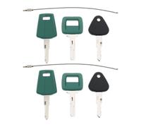 Briny River 6pcs Heavy Equipment Key Set with Key Ring 777/C001/11039228 17225331 ELI80-0091 Compatible with Volvo Excavator Loader Truck