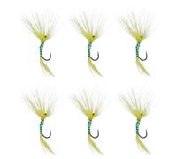 Briny River 6Pcs Mini Fly Lure Fish Bait 22mm for Shallow Water Fishing Sea Fishing