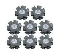 Briny River 8 Pcs Threaded Star Type Tube Connectors 1/4-20 Threads for 1 Inch OD 16/18# Tubing