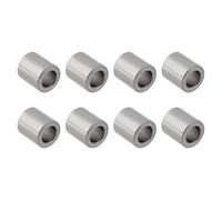 Briny River 8 x Stainless Steel Kingpin Socket 2.5 x 1.4 x 2.3 mm HRASXTF04P Compatible with Hot Racing Axial SCX24 SXTF21H