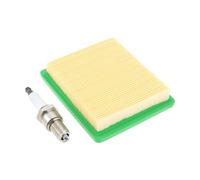 Briny River Air and Fuel Filter Spark Plug Service Kit Compatible with BMC Lawnracer 20 ESI
