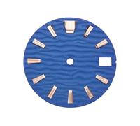 Briny River Blue Wave Watch Replacement Dial 28.5mm Compatible with Nh35 Movement Compatible with Seiko SKX007 009