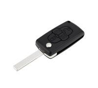 Briny River Car Radio Key Remote Control Chip ID46 4 Buttons Compatible with Peugeot 1007 807 Compatible with Citroen C8 (HU83)