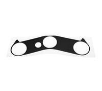 Briny River Carbon Look Top Yoke Protector Sticker Compatible with Yamaha YZF R6 2006-2017 Fork Clamp Cover