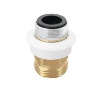 Briny River Faucet Adapter Snap Coupling Adapter, Fit Male 15/16-27 Or Female 55/64-27 to Male 3/4 Garden Hose, Compatible with Haier & Danco Washing Machines Humidifiers, Short