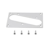 Briny River Guitar Bridge Pickup Mounting Frame Compatible with Telecaster Electric Guitars 77 x 50 mm (Silver)