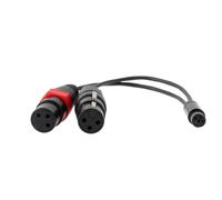 Briny River Mini-XLR 5Pin TA5F to 2x XLR 3Pin Adapter Cable Compatible with Presonus HP2 Headphone Amplifier