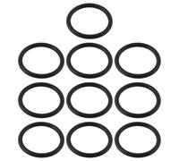 Briny River Pack of 10 In-Ear Earphone Sealing Rings Compatible with Shure SE846 AONIC 5 - Black Replacement Gasket Only