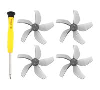 Briny River Pack of 4 Drone 5-Blade Propellers with Screwdriver, Compatible with DJI NEO, Grey