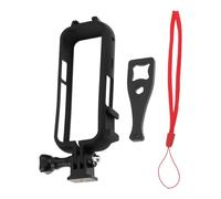 Briny River Plastic Protective Frame Action Camera Shock Absorbing Housing 14.5x5x2.2cm Compatible with Insta360 X3