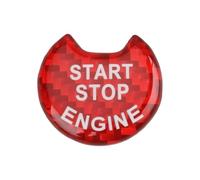 Briny River Red Inner Engine Start Stop Switch Button Cover Trim Compatible with Nissan Altima Maxima