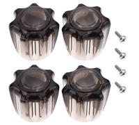Briny River Set of 4 Shower Tap Knobs for Motorhome 46 x 51.5 x 47.5 mm for Bathrooms Hot and Cold Water