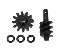 Briny River Underdrive 12T Differential Gears Axle Steel Gears Compatible with Axial 1/24 AX24 SCX24 Trucks