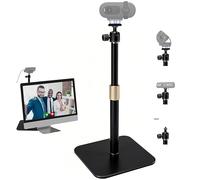 Brio-101 Webcam Tabletop Holder,17'' Magnet Webcam-Stand Tripod Mount Compatible with Logitech Brio 101 100/Brio 301 300/Brio 501 500/Brio 4K/C270/C310 webcams
