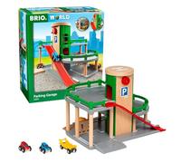 BRIO 33204 Parking Garage for Kids Age 3 Years Up - Compatible with all BRIO Railway Train Sets & Accessories, Multicoloured