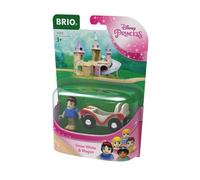 BRIO World Disney Princess Snow White and Train Carriage for Kids Age 3 Years Up - Wooden Railway Add On Accessories