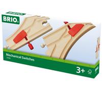 BRIO 33344 Mechanical Switches Wooden Train Track for Kids Age 3 Years Up - Comp