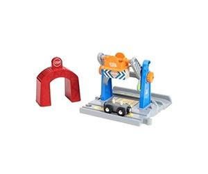 BRIO 33827 World Smart Tech Harbour Crane for Kids age 3 years and up compatible with all train sets, Multicoloured
