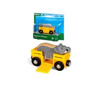 BRIO - 33969 - WAGON AND ELEPHANT - Mixed - Yellow - Multicolor