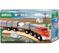 BRIO World - Trains of the World Santa Fe Train 36089 - Wooden Railway Accessory
