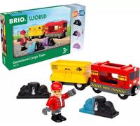 BRIO World - Gemstone Cargo Train - Wooden Train for Kids Age 3 Years Up - Railway Accessories and Add Ons
