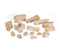 BRIO World 50 Piece Train Track Pack for Kids Age 3 Years Up - Compatible With A