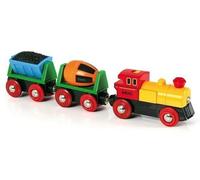 BRIO Battery Operated Action Train 33319 with Headlight for Wooden Train Set