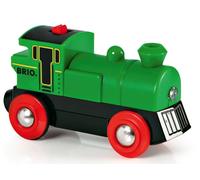 BRIO Battery Powered Engine, Track green, Black,Green,Red, 3 yr(s), AAA, 91 mm, 36 mm, 49 mm