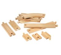 BRIO Beginner Railway Set Expansion Pack 33401 Wooden Raiway Track Extension
