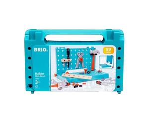 BRIO Builder Working Bench 34596 59-Piece Set Age 3+ Toy Tool Educational