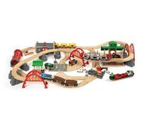 BRIO World Deluxe Railway Set, FSC-Certified (Beech)