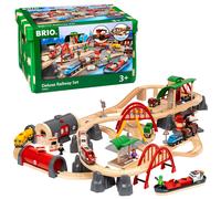 BRIO World Deluxe Railway Set, FSC-Certified (Beech)