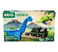 BRIO Dinosaur Battery Train 36096 for ages 3 and up. [Toy Wooden Toy Locomotive