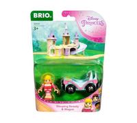 BRIO Disney Princess Sleeping Beauty & Carriage Train Set for Kids Age 3 Years Up - Compatible with all BRIO Wooden Railway Sets & Accessories