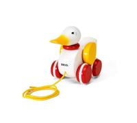 BRIO Duck Pull Along Toddler Toys for Ages 12 Months Up (Kids 1 Year Old)