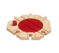 BRIO Mechanical Turntable Wooden Train Track for Kids Age 3 Years Up - Compatible with all BRIO Railway Sets & Accessories