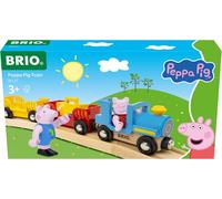 BRIO World - Peppa Pig Train - Wooden Train for Kids Age 3 Years Up - Railway Accessories and Add Ons