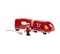Brio Red Rechargeable Passenger Train Travel 4-Part Accessory Wooden Railway